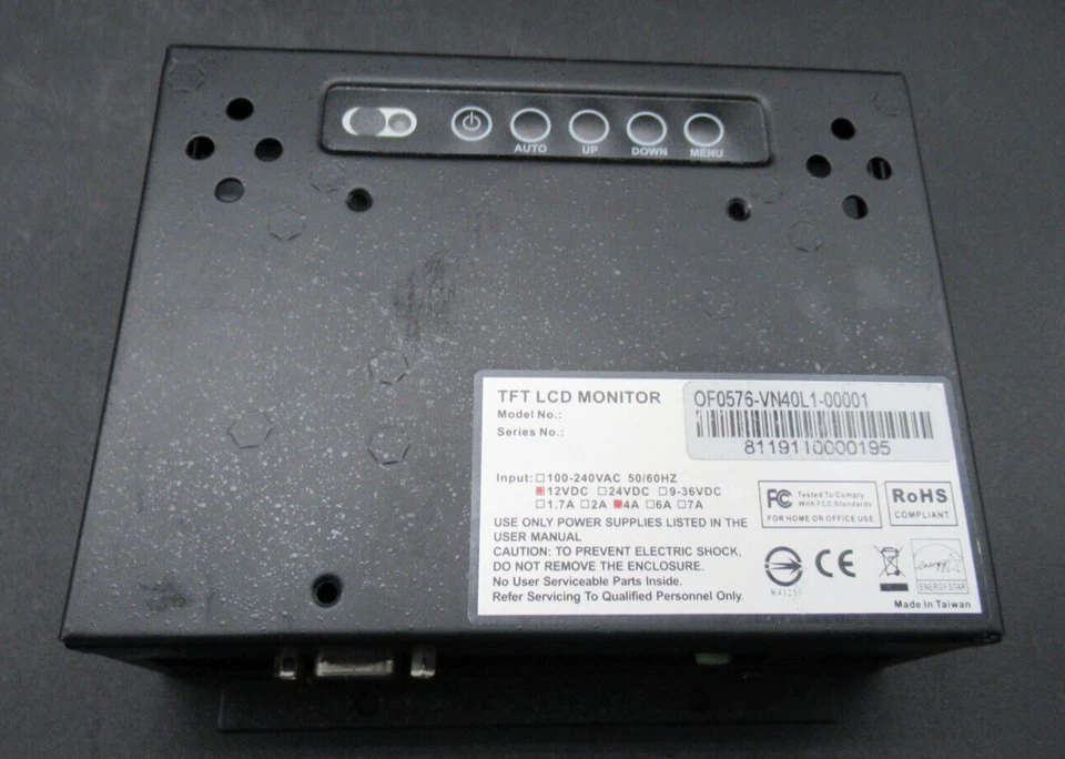 Winsonic OF0576-VN40L1 TFT LCD Monitor 4:3 Ratio, 5.7" NEW - Image 3 of 4