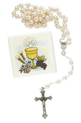 MaMeMi Rosary for communion in storage box 