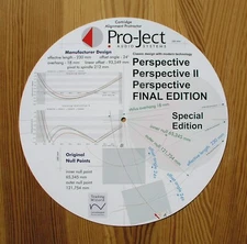 Pro-Ject Perspective Series Turntable Tonearm Cartridge Alignment Protractor