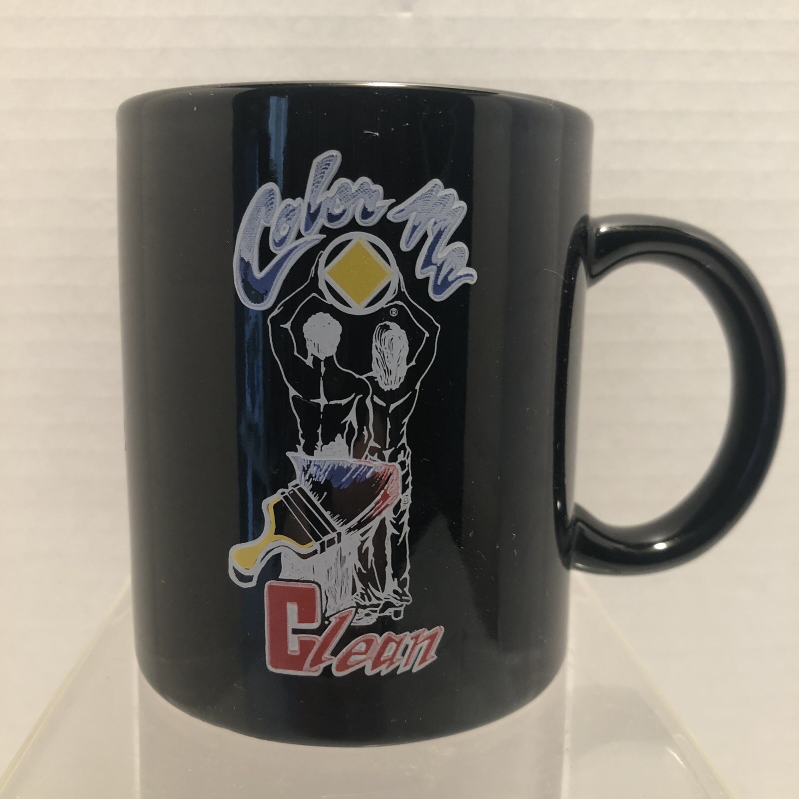 Vintage BACNA II Boston MA 1994 Mug Narcotics Anonymous Recovery Color Me Clean