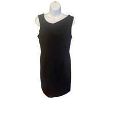 True Envy little black dress ruffled collar sleeveless dress size 6