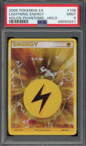 Lightning Energy graded PSA 9 for sale on eBay