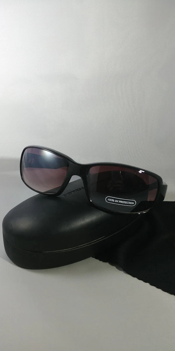 Express Design Studio Mens Sunglasses Black Frame 100 UV Protection NEW