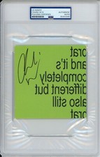 Charli XCX SIGNED BRAT Alternate CD Art Photo Card Cover PSA DNA COA Autographed