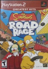 The Simpsons Road Rage Sony PlayStation 2 PS2 COMPLETE CIB,Game, Manual Tested