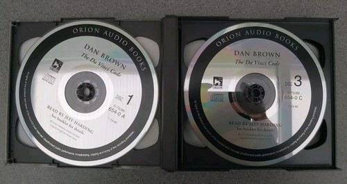 Dan Brown The Da Vinci Code 5 CD Audiobooks Jeff Harding Abridged 6hrs 40mins - Picture 9 of 15