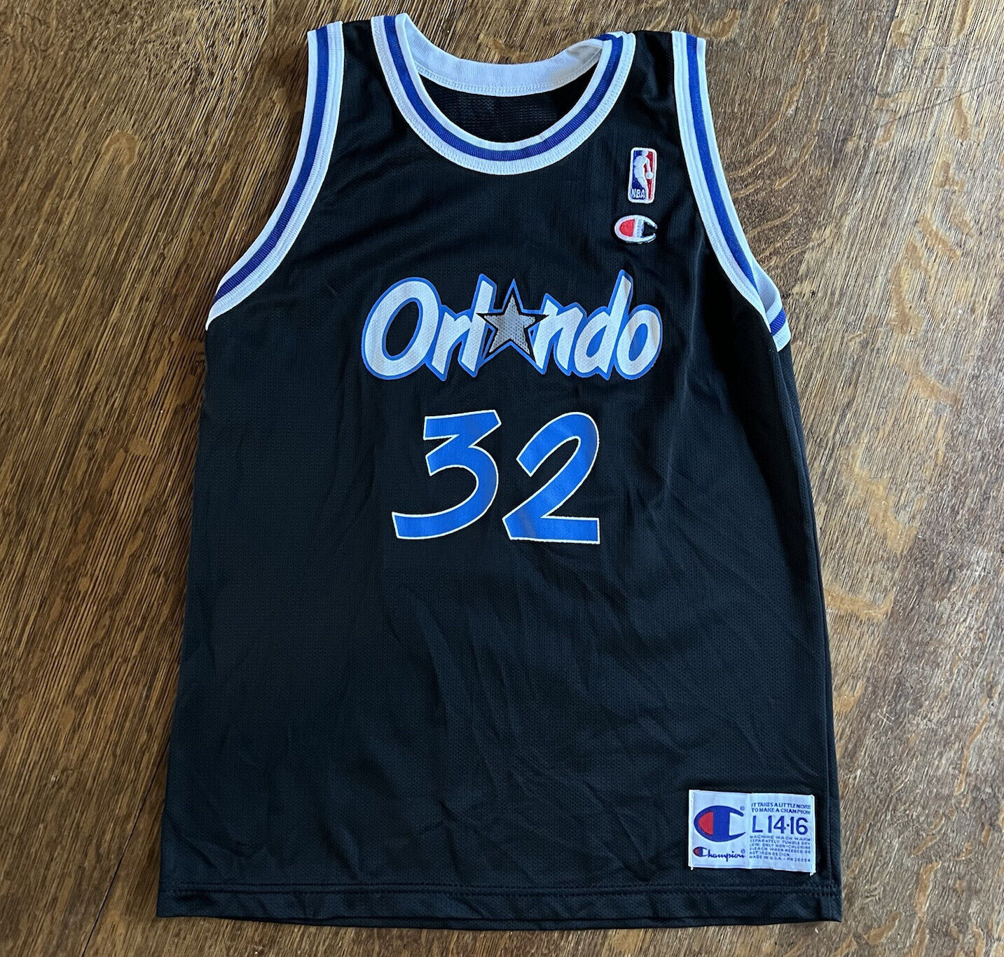 Vintage Orlando Magic Shaquille O'Neal #32 Champion Jersey