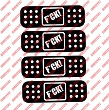 Band Aid Decal Cover Up Sticker Pack Jdm Car Scratch Window Truck Funny Band Aid Decal Cover Up Sticker Pack Jdm Car Scratch Window Truck Funny