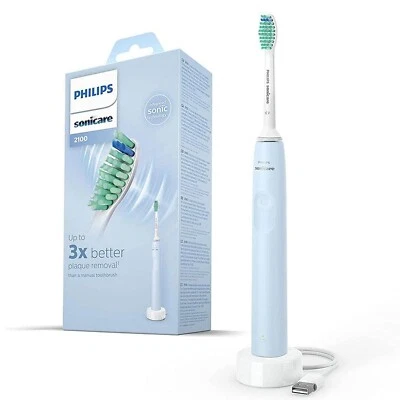 Philips Sonicare 2100 Series Sonic Electric Toothbrush – Light Blue - HX3651/12