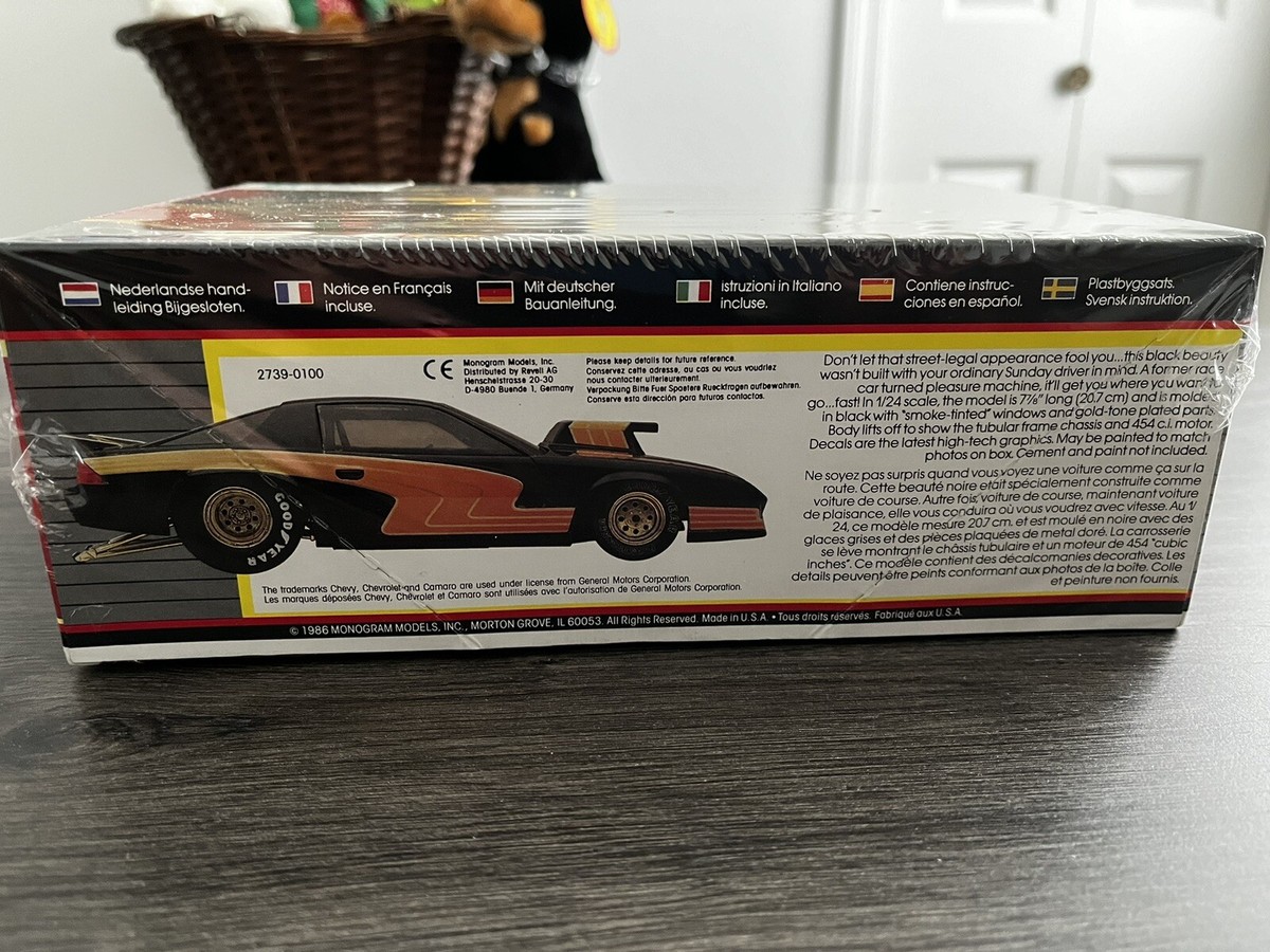 Pro Street Camaro “Mean & Nasty Model Kit. 1/24, By Monogram. | eBay