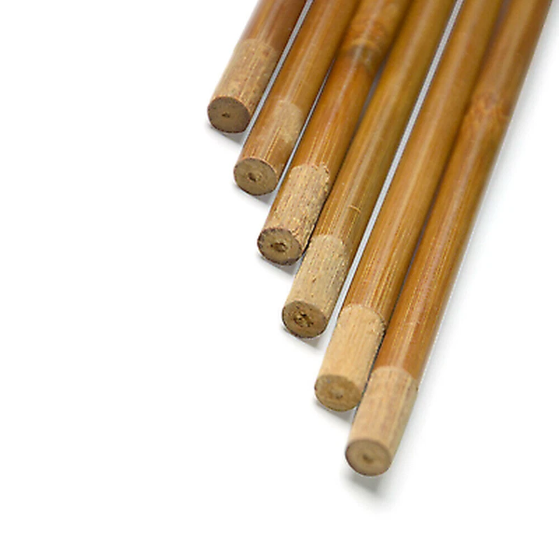 33" Bamboo Shaft Arrows Archery Self Nock Handmade OD7MM-10MM DIY Hunting Shoot - Image 4 of 4