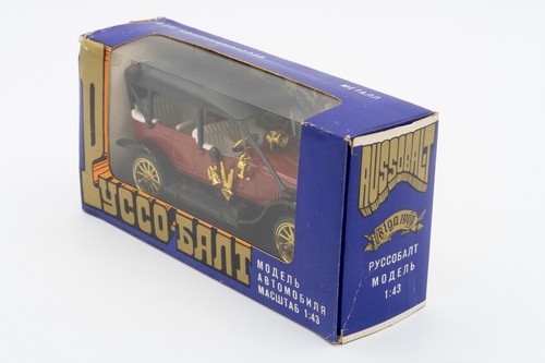 Vintage Russo-Balt C24/40 Riga 1915 Auto Modell Maßstab 1:43 Made in UDSSR - Bild 2 von 13