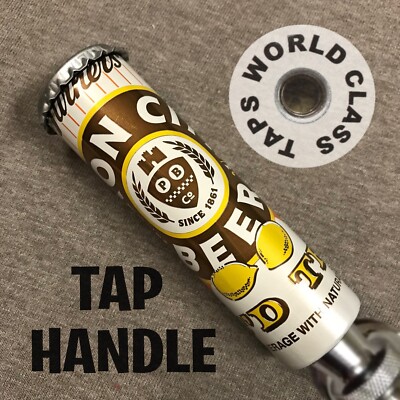 SWEET shorty 4in TURNER'S IC'D TEA IRON CITY BEER TAP HANDLE marker PITTSBURGH