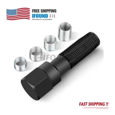 M14 x1.25mm Spark Plug Rethread Thread Repair Kit Reamer Tap With 4 Inserts NEW