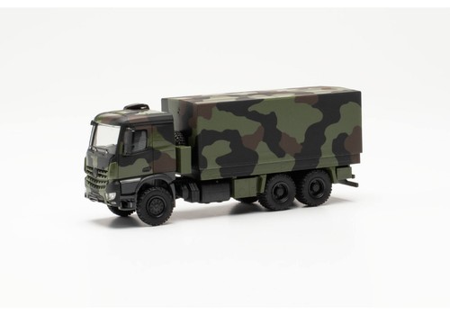 Herpa - Militär Trägerwagen - Mercedes Arocs 6x6 - 1/87 - HER746991