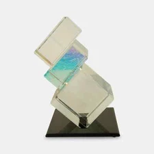 Concetta Mason Neptune's Ocean Glass Sculpture