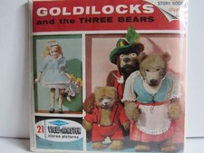 Vintage View-Master 3D Reel Packet B317 GOLDILOCKS AND THE THREE BEARS Mint 1963