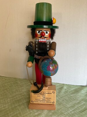 Steinbach Volkskunst Germany Nutcracker Christopher Columbus 16     