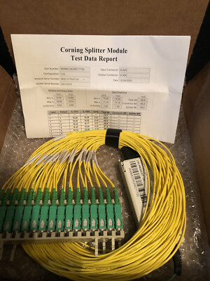 Corning Splitter Tool Test  1x32  NEW!!!WMB4CC6CA6C11132SCAPC Module-LS