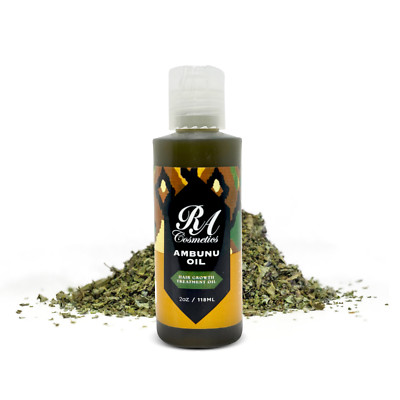 RA COSMETICS 100% Pure Ambunu Hair Strengthening and Treatment Oil - 4 oz