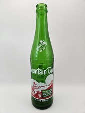 Vintage 1960's Mountain Dew "It'll Tickle Yore Innards" Bottle Good Condition