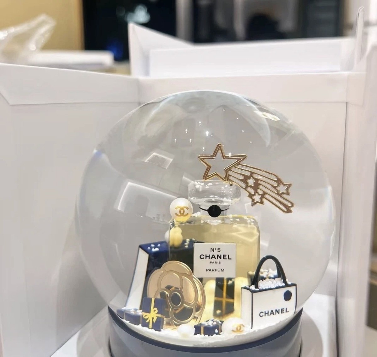 Chanel 2025 VIP Gift Crystal Ball Snow Globe New Limited Edition