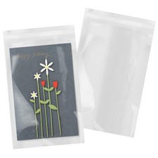 1000 PCS 6x9 Inch Clear Cellophane Bags Self Sealing Resealable Cello Poly