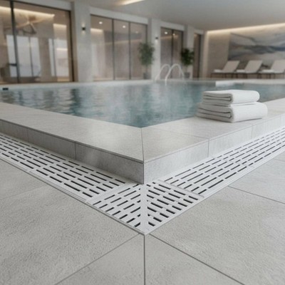 90-Grad Poolgitter Stabil Poolrost Ecke Leicht zu Reinigen für Schwimmbad