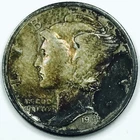 *1943 D MERCURY DIME* *BU+++* *RAINBOW* NR #G4207