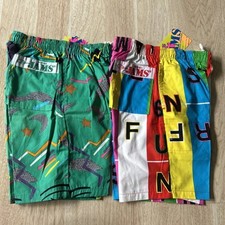VTG JAMS WORLD Beach  Street Sportswear Boys Large Colorful Cotton Shorts NWT
