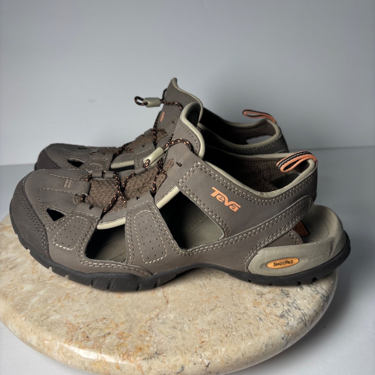 Teva Butano Sport Sandals Size 8 Brown ShocPad Outdoor Hiking Water Shoes View 4