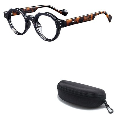Classic Round Reading Glasses Computer Readers Vintage Anti Blue Light Eyewear