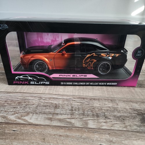 Jada Toys Pink Slips 2015 Dodge Challenger SRT Hellcat Redeye Widebody 1:18 VHTF - Picture 2 of 5