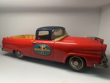Bandai Japanese Tin Friction Ford Lasts Longer 2 Door Pick Up Truck