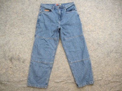 GMPYRE Relax Jeans Mens 32x29 Blue Medium Wash Relaxed Straight Baggy Jeans