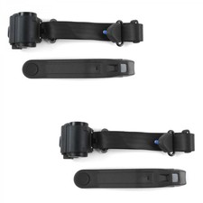 Ford Truck 1967 - 1979 Standard 3pt Bk Retract Bucket Seat Belt Kit-2 Belts