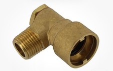 Gas Supply Hose Socket 1/2" Oven Cooker Angled Bayonet Socket Brass Connector 