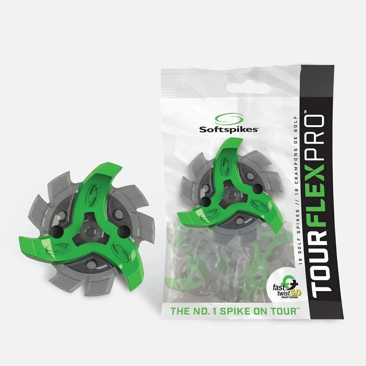 GOLF SPIKES Softspikes TOUR FLEX PRO Golf Cleats 18 cleats Fast Twist 3.0 NEW