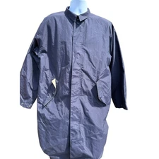 VTG 70s Eastern Mountain Sports Blue Rain Jacket Small Rare EMS Hiking Outdoor