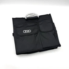 Audi Collapsible Trunk Organizer Storage Box Black Foldable Car Cargo