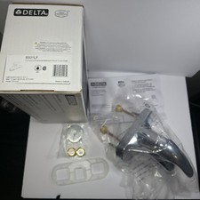 Delta B501LF Foundations Chrome Single-Handle Centerset Bath Faucet 1L W/O Drain