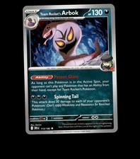 Team Rocket’s Arbok – 113/182 – Destined Rivals – Non Holo – Near Mint - Pokemon