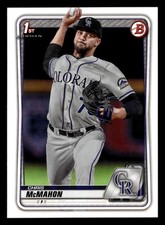 Chris McMahon 2020 Bowman Draft #BD-43 Colorado Rockies ROOKIE 1ST RC *012