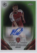 2023 Topps Chrome UEFA Club Competitions 51/99 Martin Odegaard Ødegaard Auto 6m7