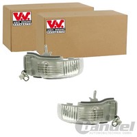 2X Van Wezel Blinkleuchte Blinker Glasklar AußEnspiegel Passend FÜR Vw Touran