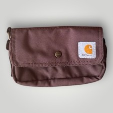 Carhartt Legacy Essentials Crossbody Pouch Wine Canvas Waist Bag Rain Defender