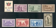 RC_18_161. ITALIA. CENTESIMO 1931. Set MORTE SANT'ANTONIO. Scott 258-264. MNH