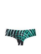 Victoria's Secret PINK No-Show Thong Panty Green Palm