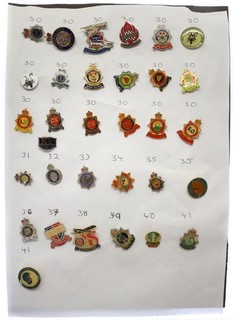 Lot of 32 Police Related Enamel Pin Badges #33