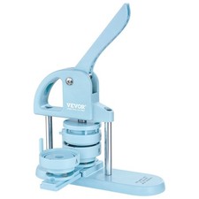 3-in-1 DIY Button Maker Machine 25mm 32mm 58mm Dies Arc Handle Blue